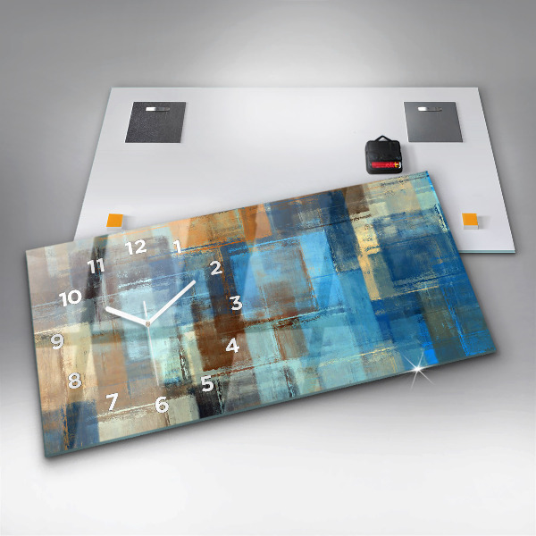 Horizontale Uhr Bunter Hintergrund - abstrakt