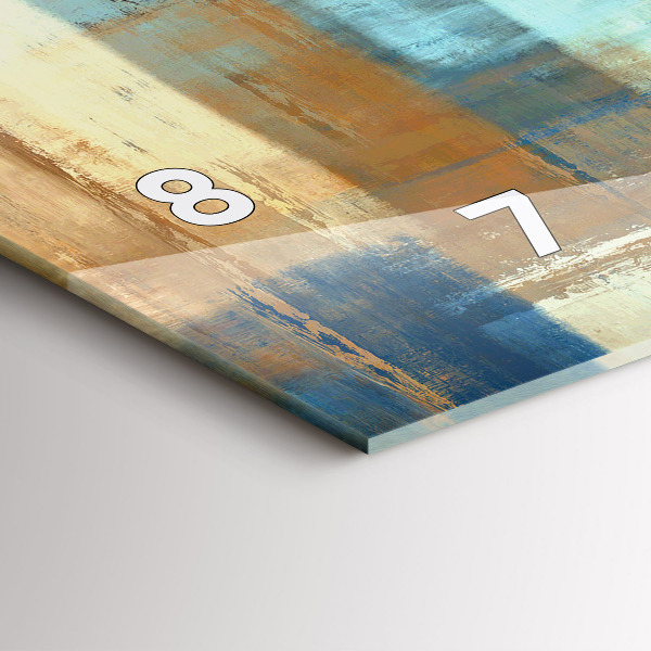 Horizontale Uhr Bunter Hintergrund - abstrakt