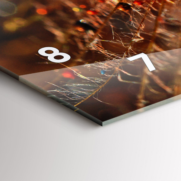 Horizontale Uhr Gebläse mit Tau