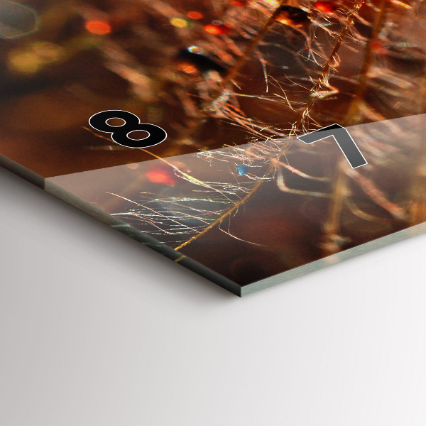 Horizontale Uhr Gebläse mit Tau