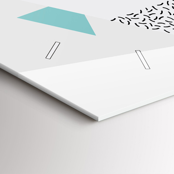 Horizontale Uhr Geometrisches Muster