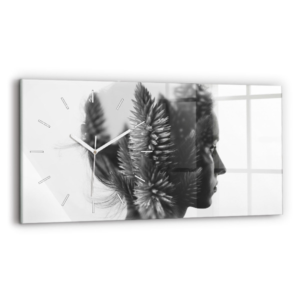 Horizontale Uhr mit motiv Menschliche Empfindsamkeit des Denkens