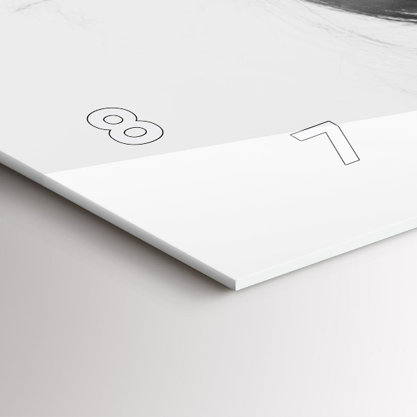 Horizontale Uhr mit motiv Menschliche Empfindsamkeit des Denkens