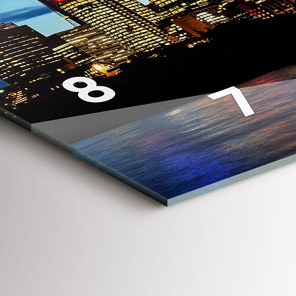 Horizontale Uhr mit motiv Sydney am Abend