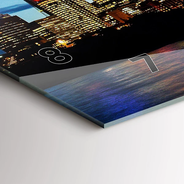 Horizontale Uhr mit motiv Sydney am Abend