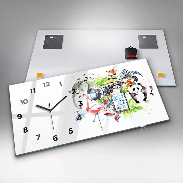 Horizontale Uhr Zoologe