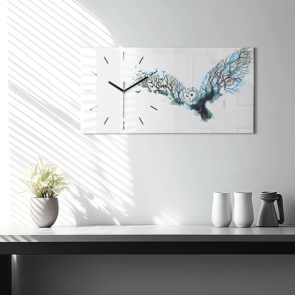 Horizontale Uhr Freiheit und die Natur der Vögel