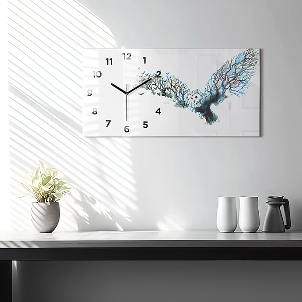 Horizontale Uhr Freiheit und die Natur der Vögel