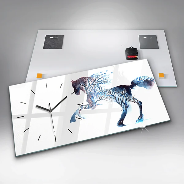 Horizontale Uhr mit motiv Tier Natur Altruismus