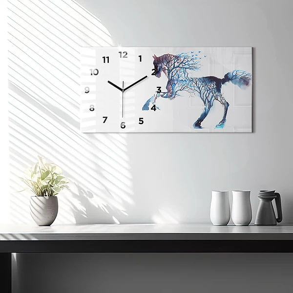 Horizontale Uhr mit motiv Tier Natur Altruismus