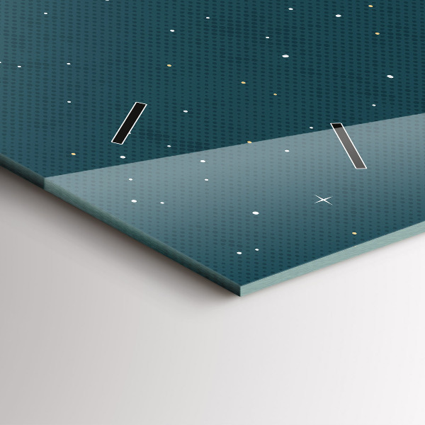 Horizontale Uhr Phantasie eines Kindes