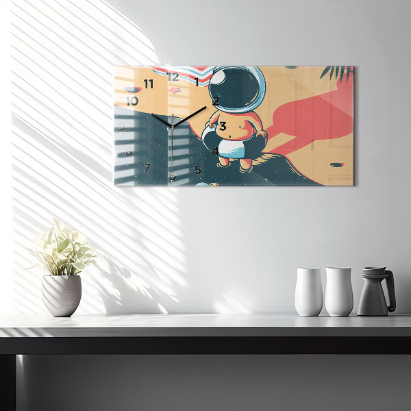 Horizontale Uhr Phantasie eines Kindes