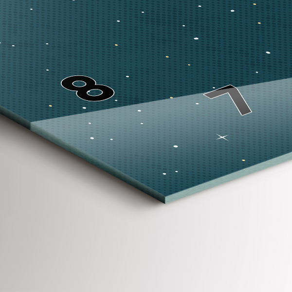 Horizontale Uhr Phantasie eines Kindes