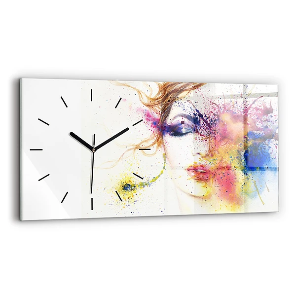 Horizontale Uhr Porträt einer geheimnisvollen Frau