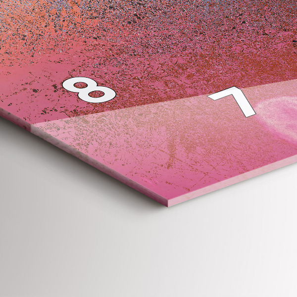 Horizontale Uhr mit motiv Cyberspace