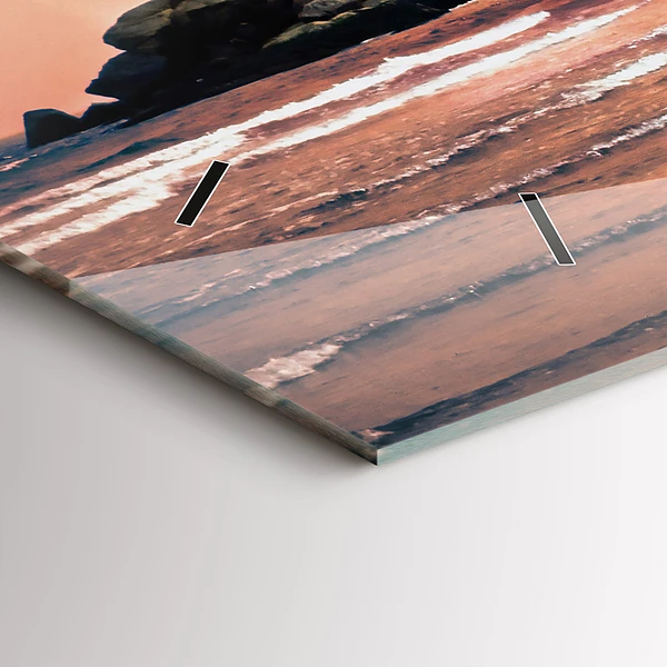 Horizontale Uhr mit motiv Sherman Küste