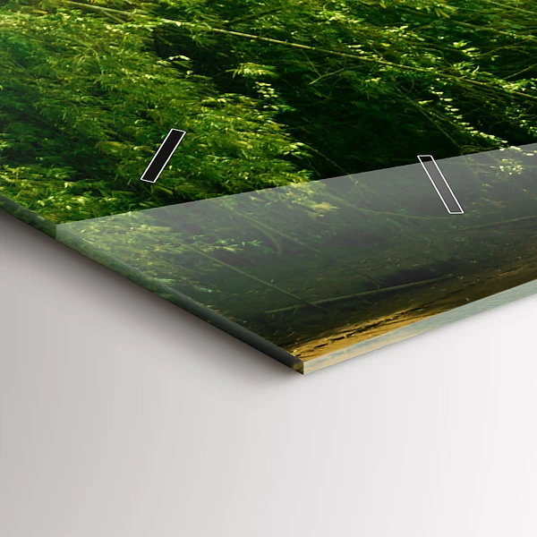 Horizontale Uhr mit motiv Friedliche Natur