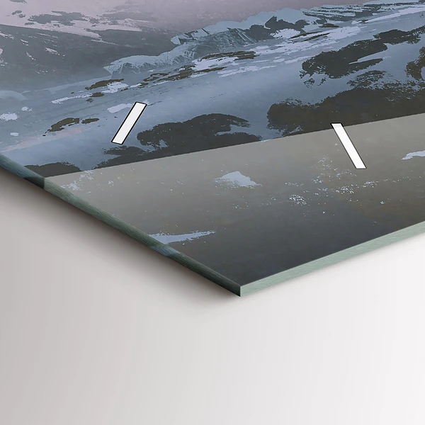 Horizontale Uhr mit motiv Astronauten Milchstraße