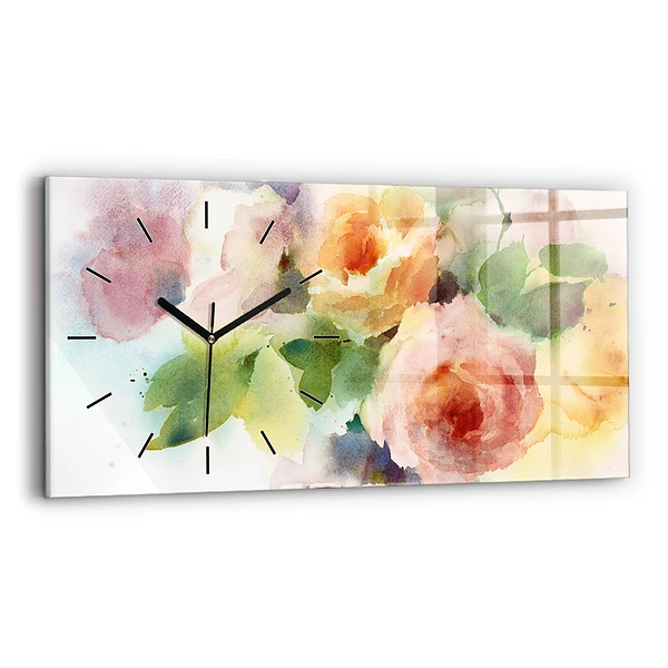 Horizontale Uhr mit motiv Visualisierung der Natur