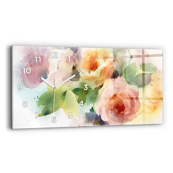 Horizontale Uhr mit motiv Visualisierung der Natur