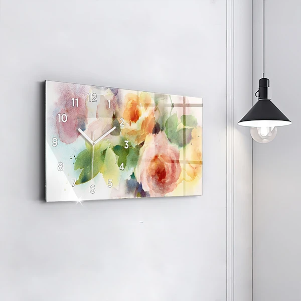 Horizontale Uhr mit motiv Visualisierung der Natur