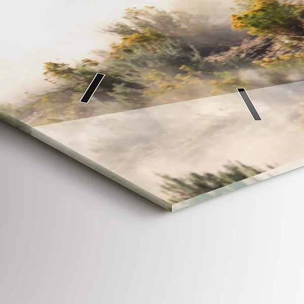 Horizontale Uhr mit motiv Herde von rasenden Pferden