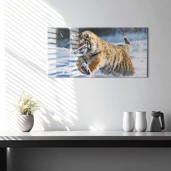 Horizontale Uhr Mutiger Schritt vorwärts