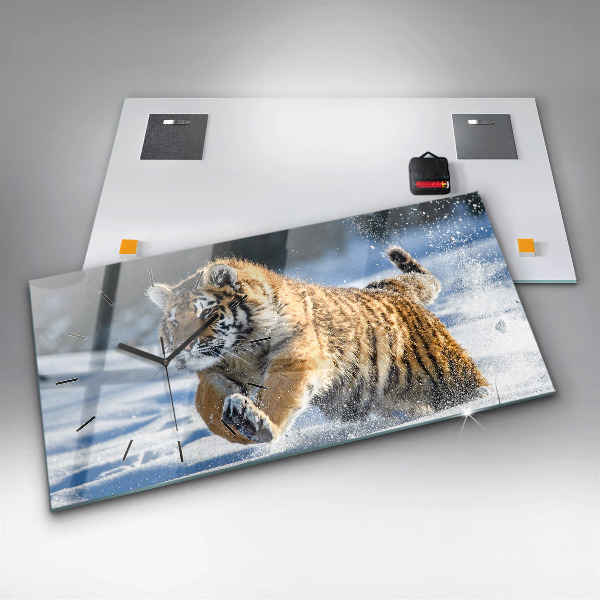 Horizontale Uhr Mutiger Schritt vorwärts