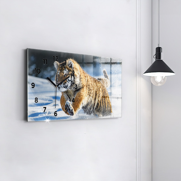 Horizontale Uhr Mutiger Schritt vorwärts