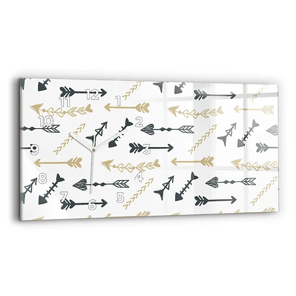 Horizontale Uhr Geometrisches Hipster-Muster
