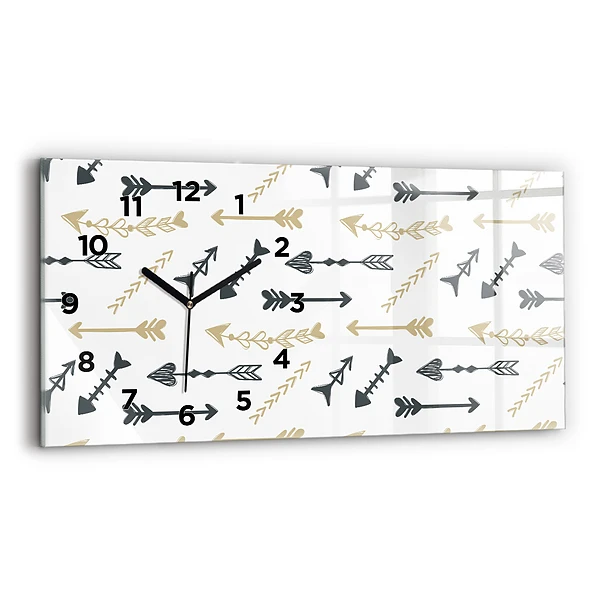 Horizontale Uhr Geometrisches Hipster-Muster