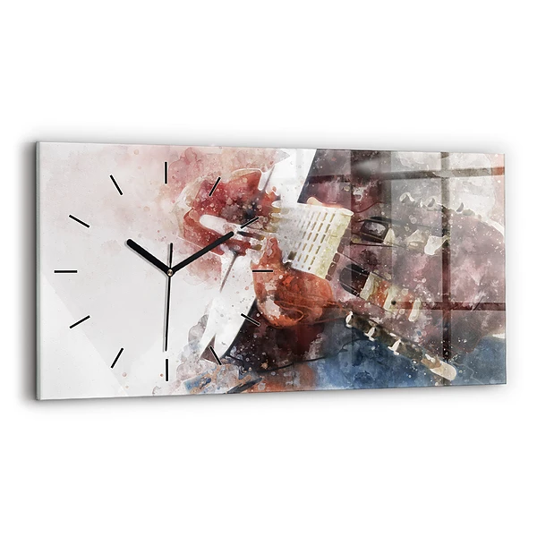 Horizontale Uhr Gitarren-Visualisierung