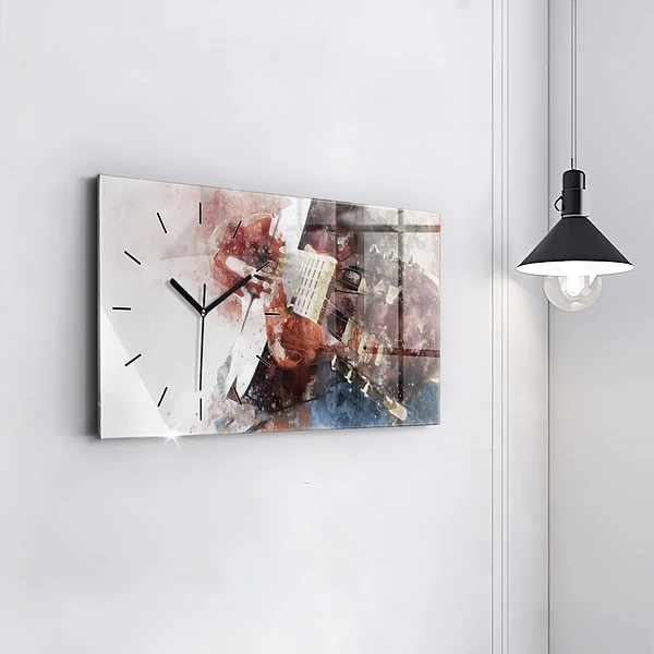 Horizontale Uhr Gitarren-Visualisierung