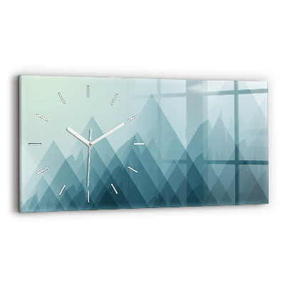 Horizontale Uhr mit motiv Geometrische Figuren