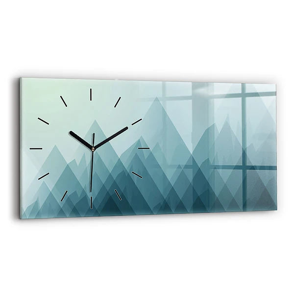 Horizontale Uhr mit motiv Geometrische Figuren