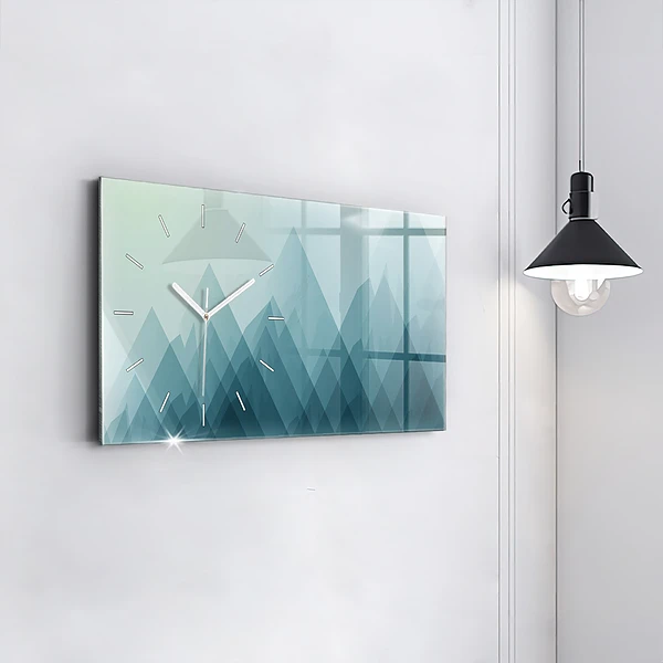 Horizontale Uhr mit motiv Geometrische Figuren