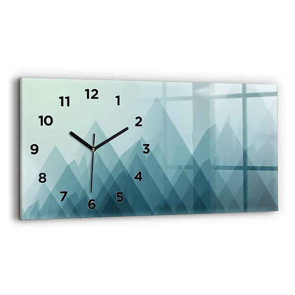 Horizontale Uhr mit motiv Geometrische Figuren