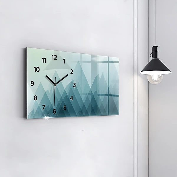 Horizontale Uhr mit motiv Geometrische Figuren