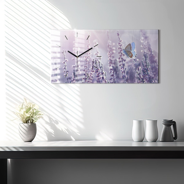 Horizontale Uhr Abstraktion