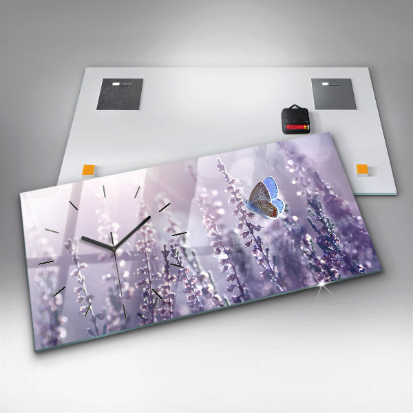 Horizontale Uhr Abstraktion