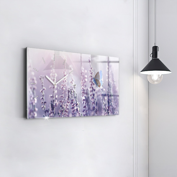 Horizontale Uhr Abstraktion