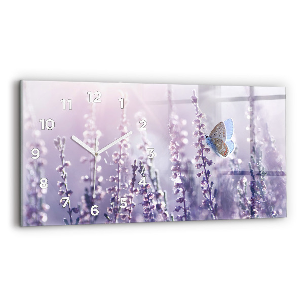 Horizontale Uhr Abstraktion