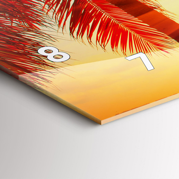 Horizontale Uhr mit motiv Urlaub Rest Sommer