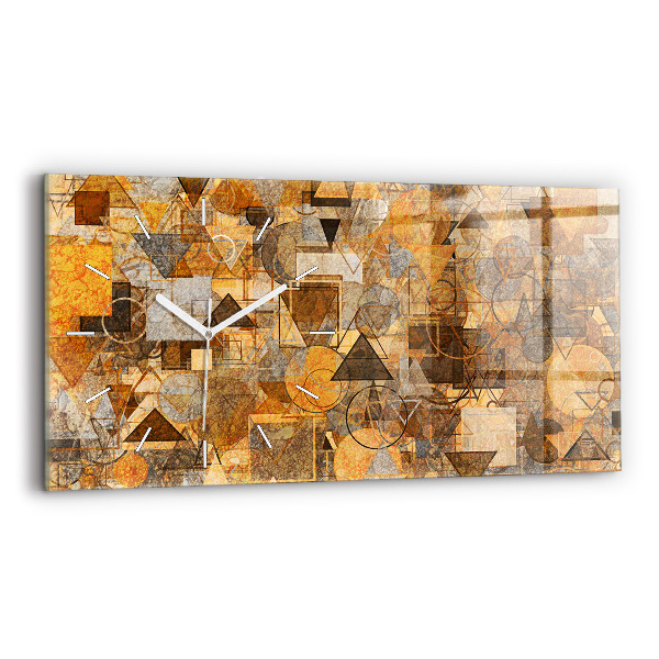 Horizontale Uhr Geometrische Formen