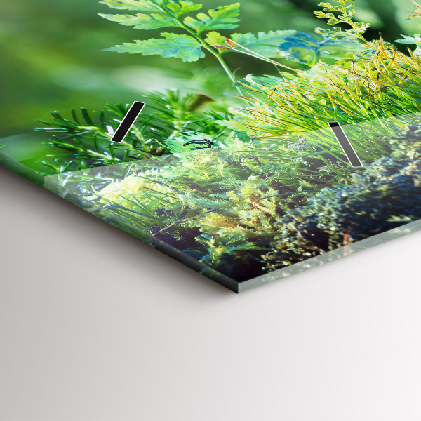 Horizontale Uhr Weltkugel