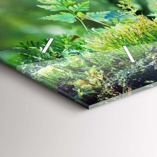 Horizontale Uhr Weltkugel