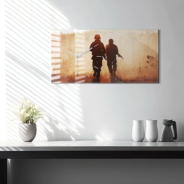 Horizontale Uhr mit motiv Marines der Vereinigten Staaten
