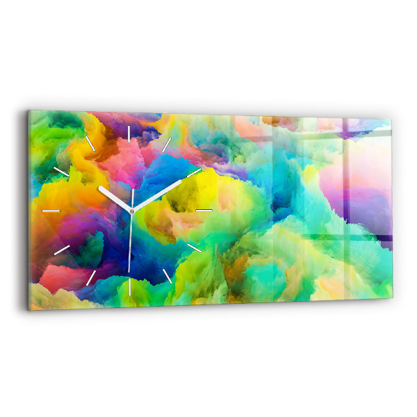 Horizontale Uhr mit motiv Fraktale Textur