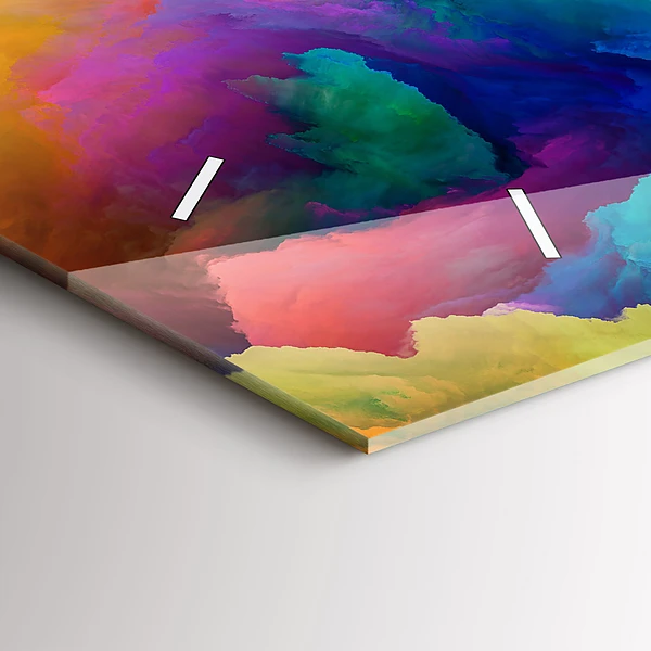 Horizontale Uhr mit motiv Fraktale Textur