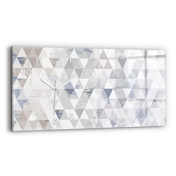Horizontale Uhr mit motiv Geometrisches Muster